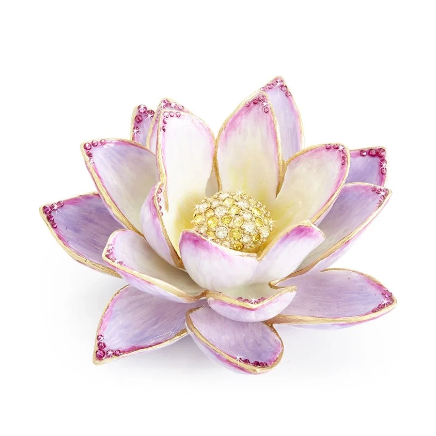 Kamal Lotus Table Objet by Jay Strongwater