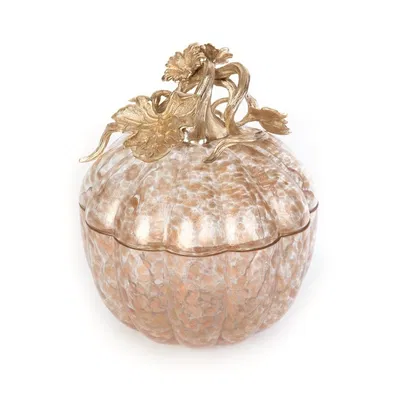 Jay Strongwater - Erin Leaf & Vine Gilded Large Glass Jar