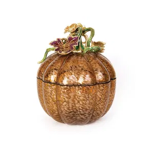 Jay Strongwater - Dalton Leaf & Vine Jeweled Large Glass Jar