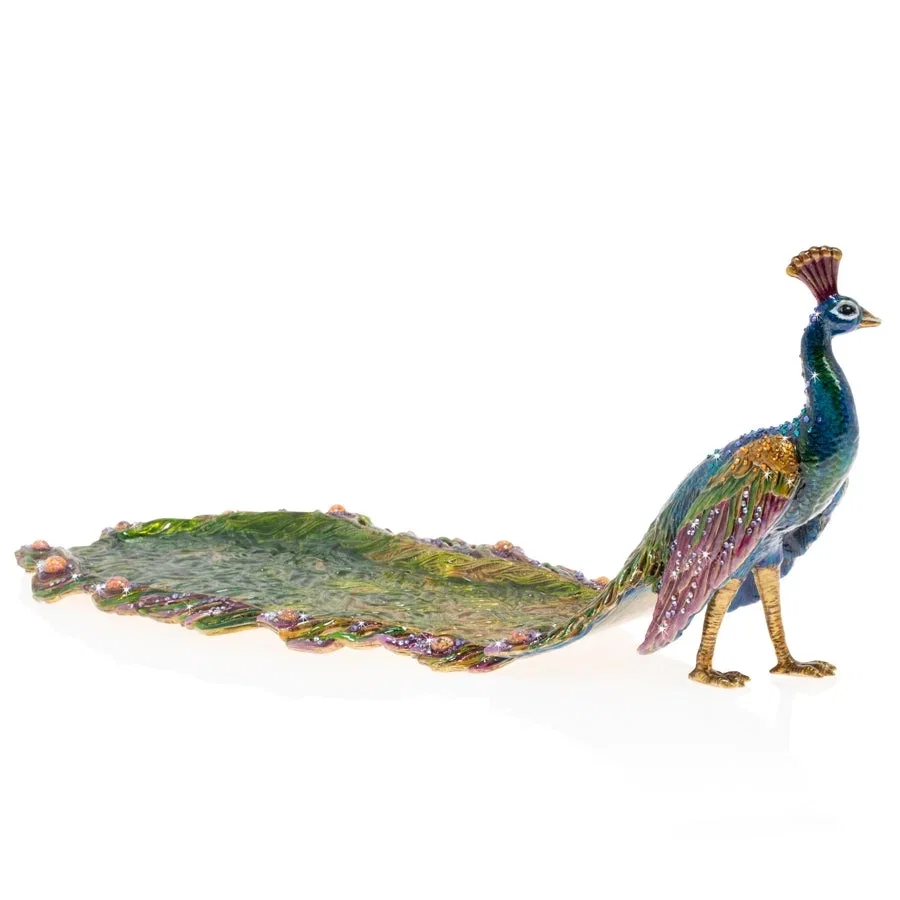 Mayur Long Tail Peacock by Jay Strongwater