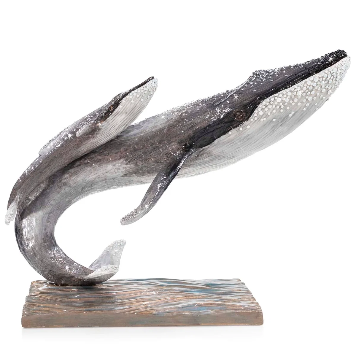 Finn Whale and Calf by Jay Strongwater