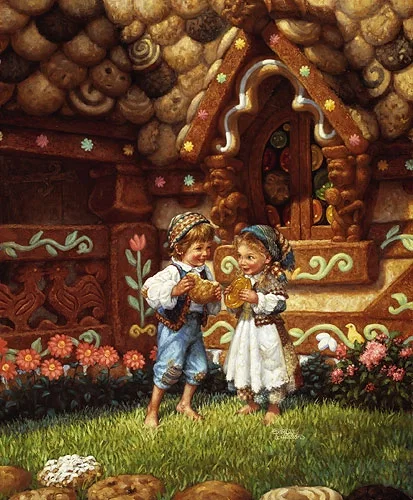 Hansel And Gretel Limited Edition Print by Scott Gustafson