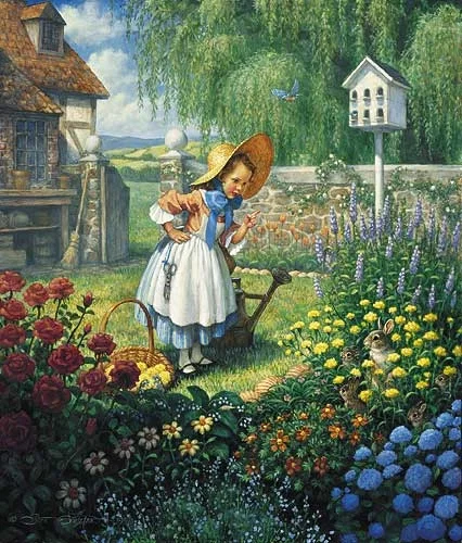 Mary Mary Quite Contrary Limited Edition Print by Scott Gustafson