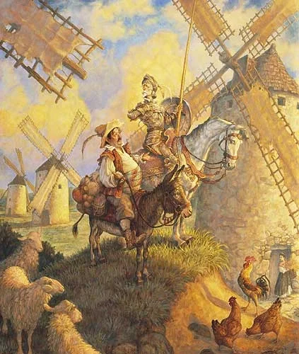 Don Quixote Limited Edition Print by Scott Gustafson