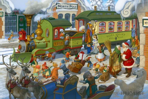 North Pole Depot by Scott Gustafson