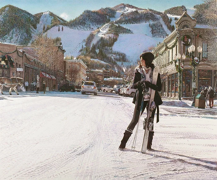 Aspen Winter by Steve Hanks — Canvas
