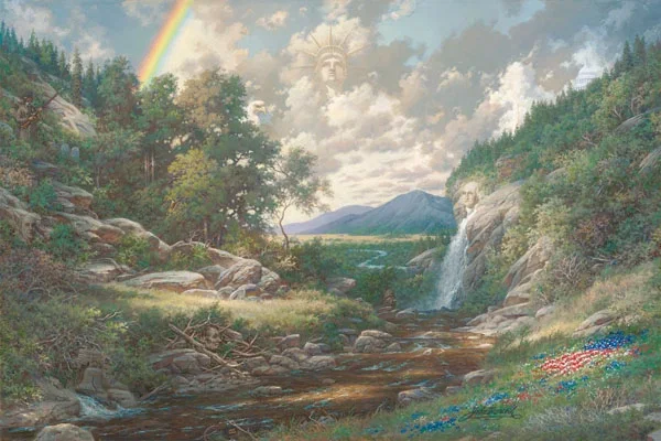America Visions of Liberty by Larry Dyke — Giclee On Canvas Artist Proof