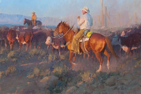 The Last Bit of Sun Giclee on Canvas Artist Proof by Bill Anton