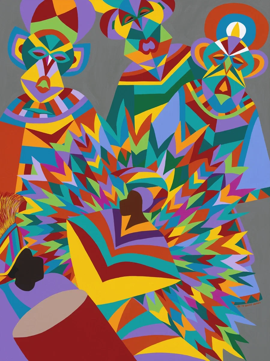 Junkanoo - The Bahamian Party Parade by Synthia SAINT JAMES — Giclee On Canvas