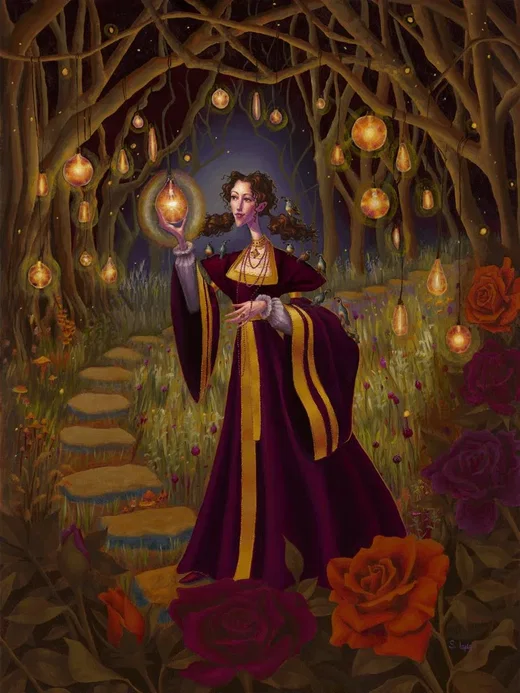 The Light Gatherer Large Wall Art by Samantha Long