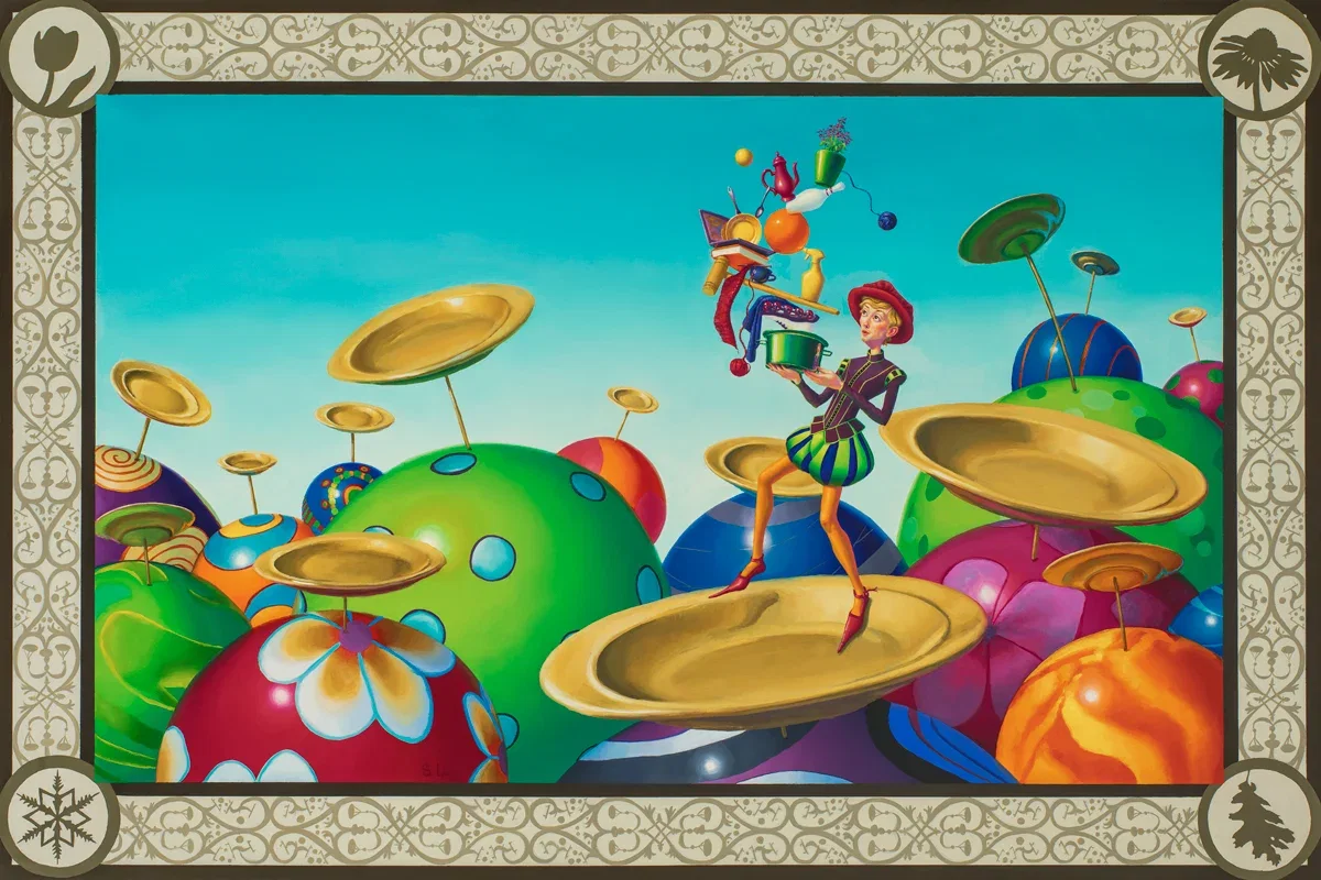 Finding Balance Large Wall Art by Samantha Long — Giclee On Canvas