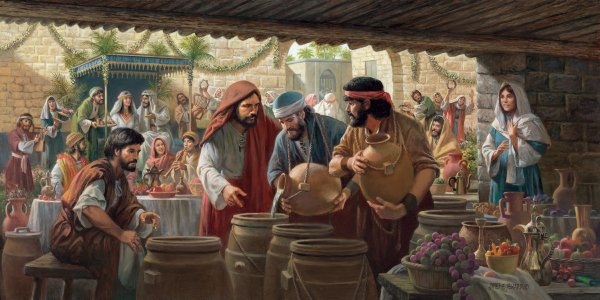 The First Miracle by James Seward by James Seward — Giclee on Canvas
