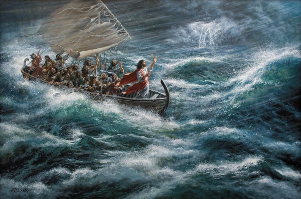 Peace! Be Still! by James Seward by James Seward — Canvas