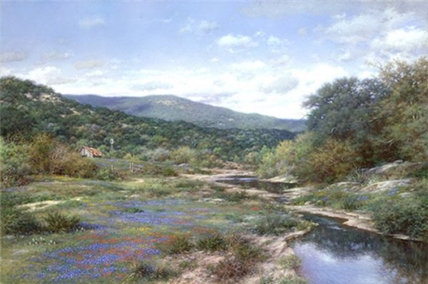 Lazy Afternoon by Larry Dyke by Larry Dyke — Giclee on Canvas