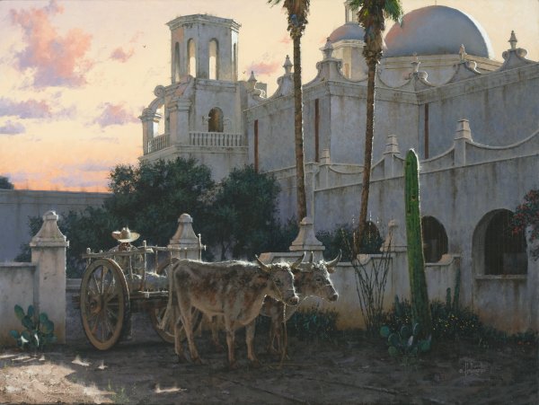 La Paloma Blanca by George Hallmark by George Hallmark — Giclee on Canvas