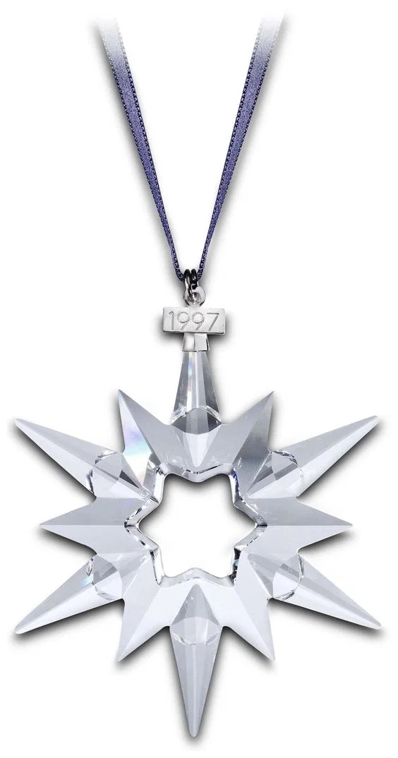 1997 Swarovski Star Ornament by Swarovski Crystal — Crystal