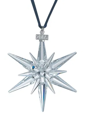 美品 未使用 SWAROVSKI クリスマス オーナメント 2005 クリスタル Annual 2005 Ornament by Swarovski Crystal