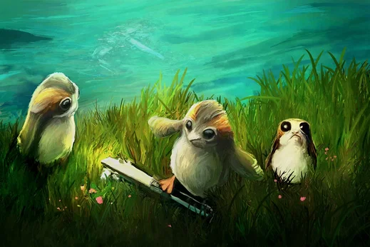 Porgs at Play by Joel Payne