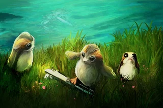 Porgs at Play by Joel Payne