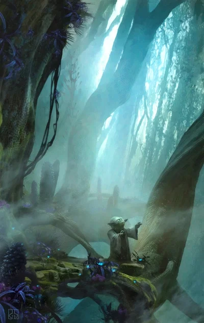 There Is No Try From Star Wars by Stephan Martiniere