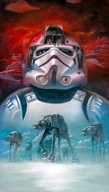 AT-AT Pilot by Lee Kohse — Giclee On Canvas