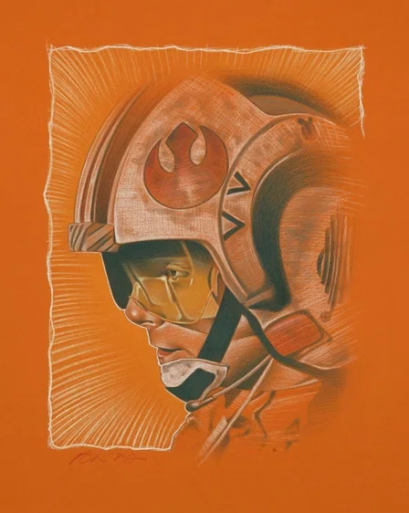 Like Beggars Canyon From Lucas Films Star Wars by Ben Curtis Jones — Giclee On Canvas