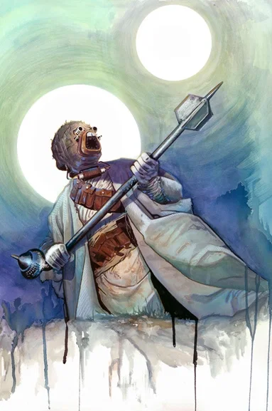 Tusken Raider by Brian Rood — Giclee On Canvas