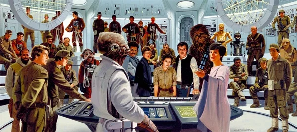 Plan of Attack (Small) by Ralph McQuarrie — Giclee On Canvas