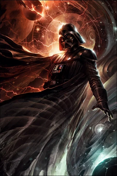 Center of the Storm From Lucas Films Star Wars Printers Proof by Raymond Swanland