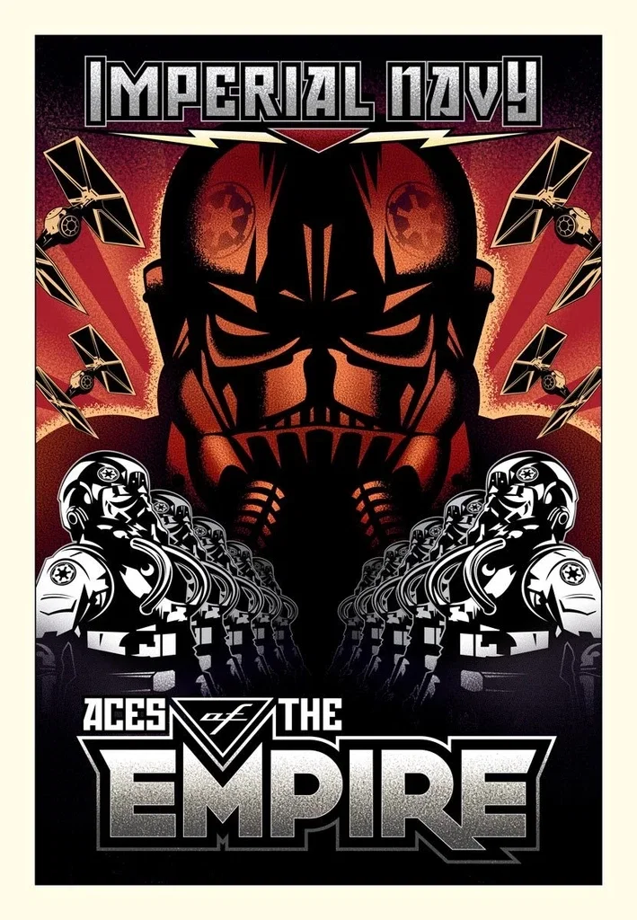Aces of the Empire - Large From Lucas Films Star Wars by Mike Kungl — Giclee On Canvas