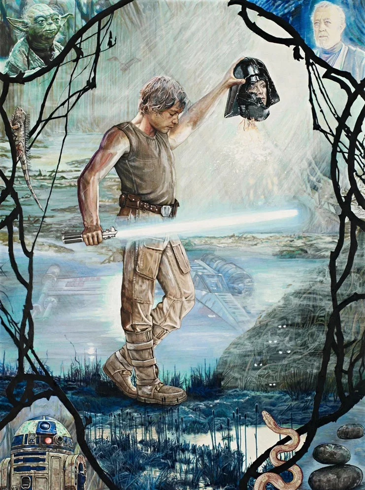 Perseus Skywalker by Jon Marro — Giclee On Canvas