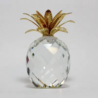 Swarovski Crystal - Giant Pineapple Gold