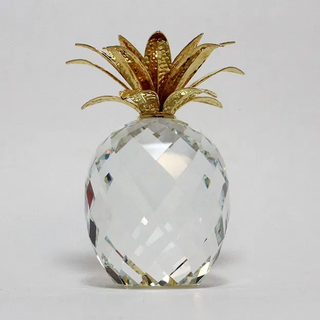 Swarovski Crystal - Giant Pineapple Gold