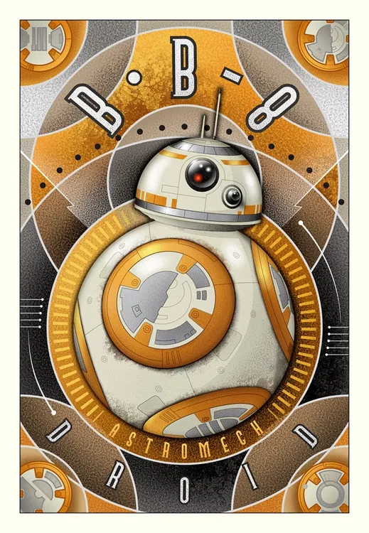 Mike Kungl - BB-8 Astromech Droid - From Star Wars (Small)