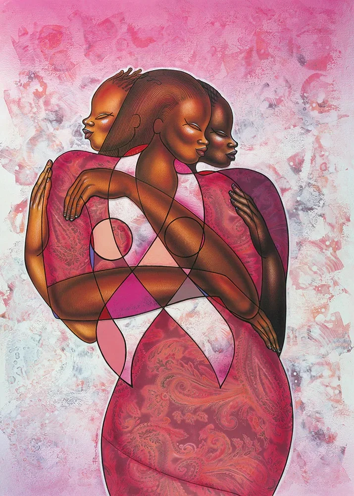 Sister's Journey by Larry Poncho Brown — Offset Lithograph
