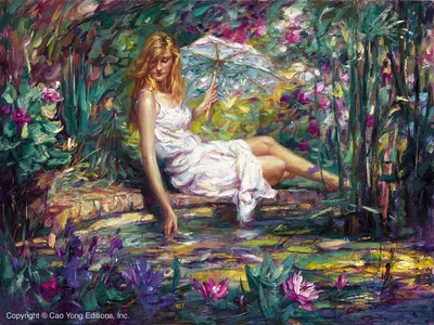 Cao Yong - Spring Beauty Artist Proof