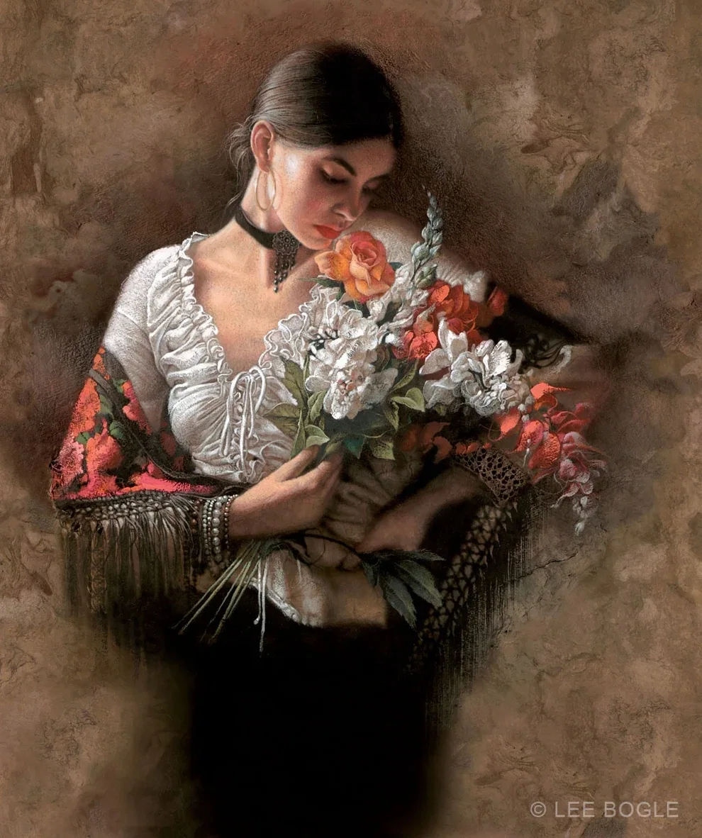 Summer Fragrance I by Lee Bogle — Giclee On Canvas