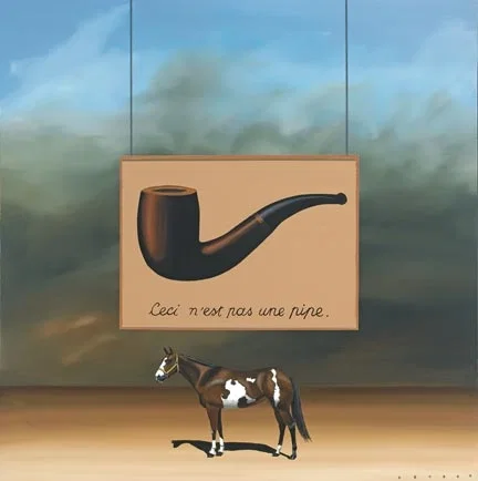 Paint Horse Magritte by Robert Deyber — hand-crafted stone lithograph