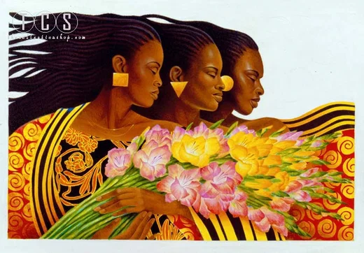 Three Sisters Artist Proof by Keith Mallett