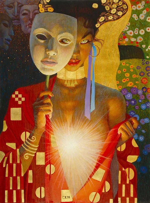 Intimacy (serigraph) Unframed Original Release Artist Proof by Thomas Blackshear