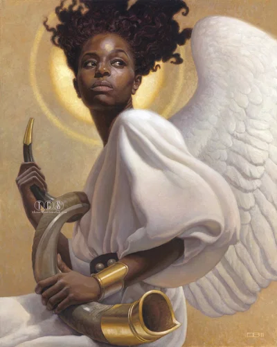 Preparing to Sound the Alarm Lithograph by Thomas Blackshear