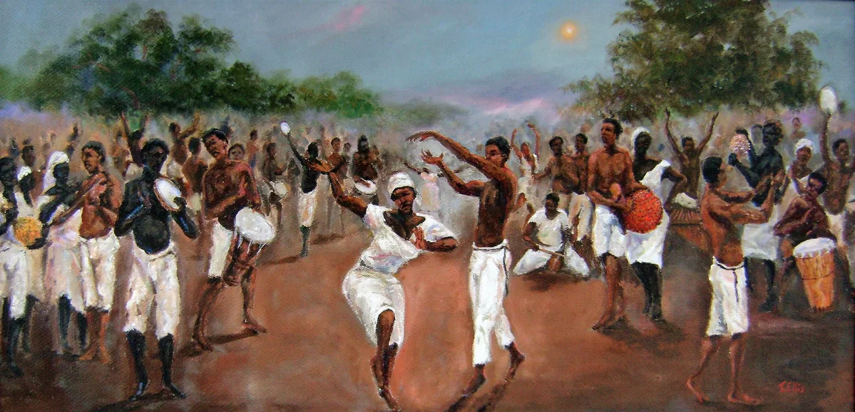 Congo Square-New Orleans by Ted Ellis — Giclee On Canvas