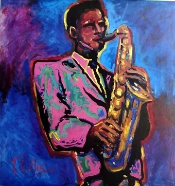 Contempo Jazz by Ted Ellis — Lithograph