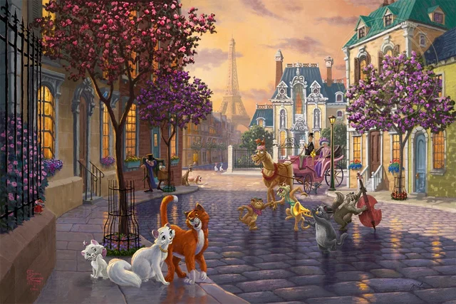 Thomas Kinkade Disney artwork