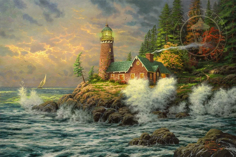 Courage by Thomas Kinkade — Giclee On Canvas