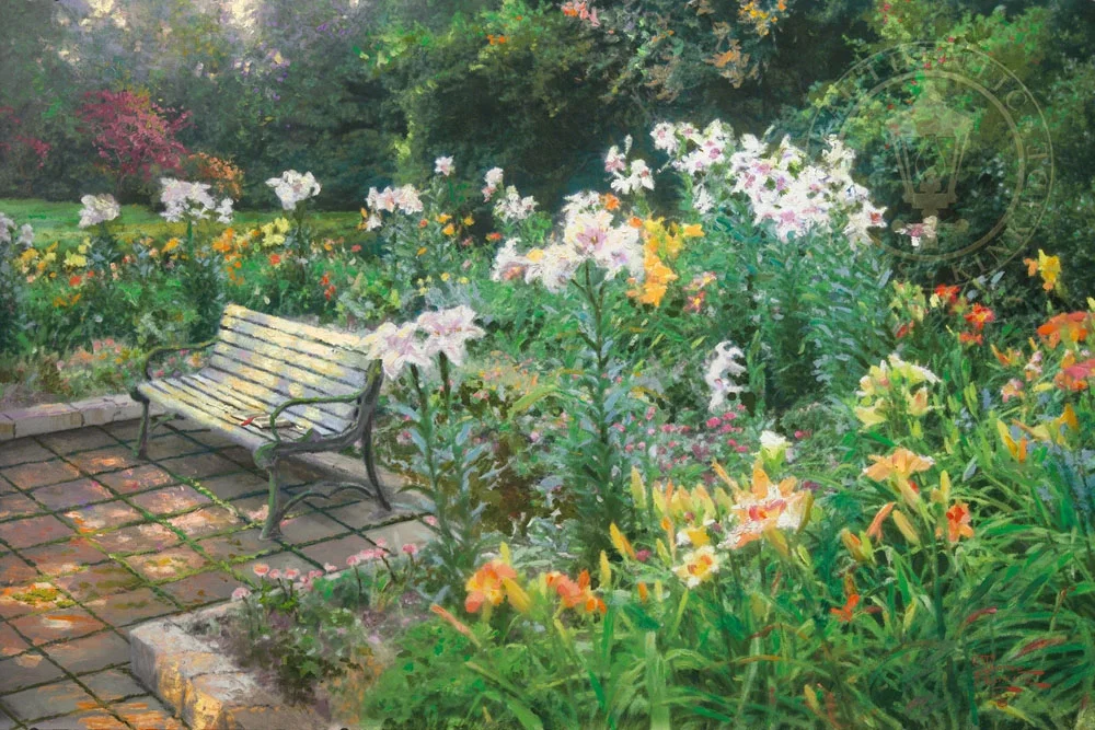 Eternal Springtime by Thomas Kinkade — Giclee On Canvas Artist Proof