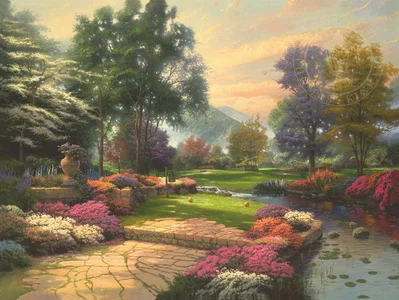 Living Waters by Thomas Kinkade