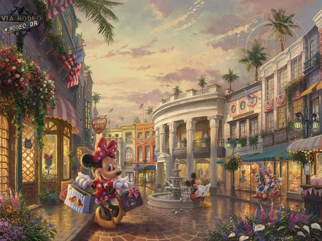Thomas Kinkade Disney artwork