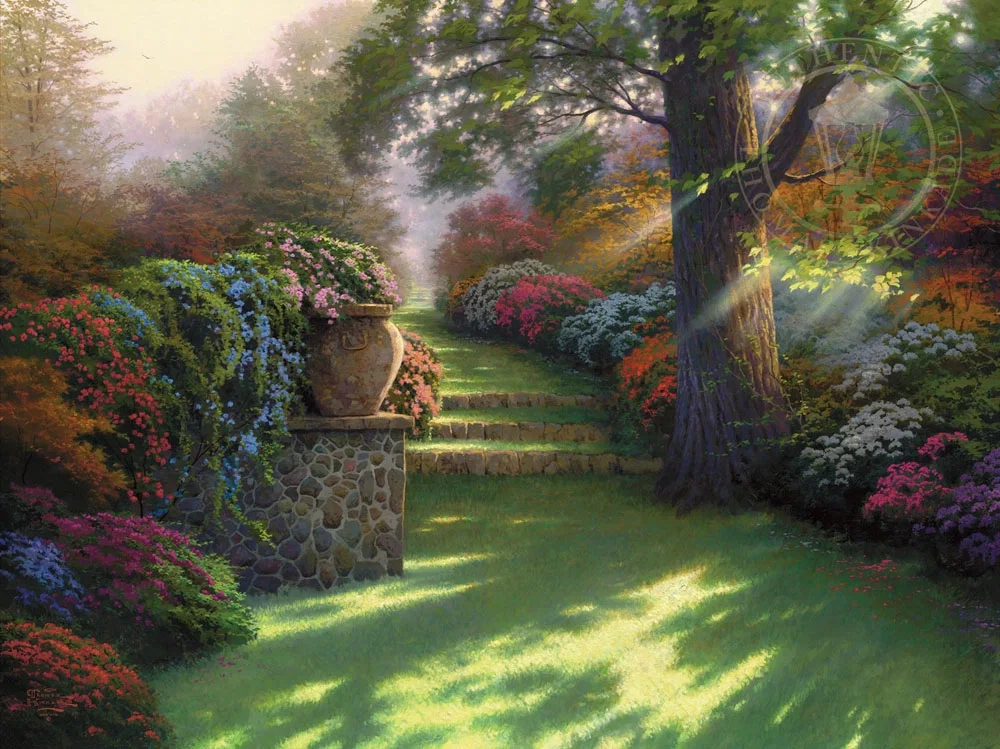 Pathway to Paradise by Thomas Kinkade — Giclee On Canvas