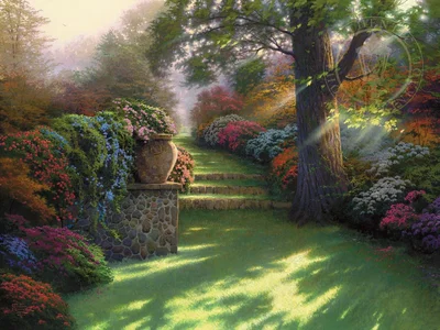 Pathway to Paradise by Thomas Kinkade
